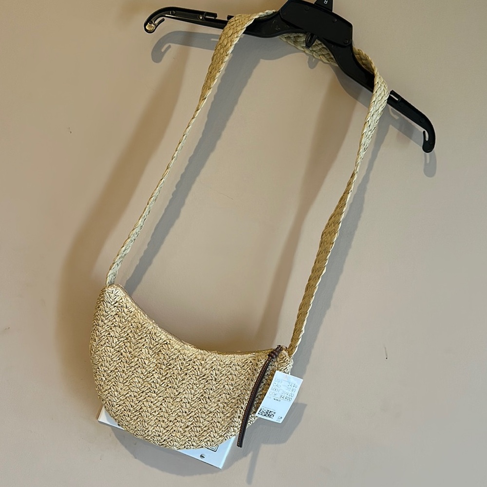 H&M Cream Crescent Shoulder Bag
